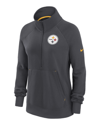 Nike Dri FIT Premium NFL Pittsburgh Steelers Women s 1 2 Zip Pullover. Nike